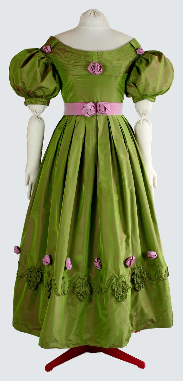 Biedermeier Evening Dress about 1830 Sewing Pattern #0317 Size US 8-30 (EU 34-56) PDF Download