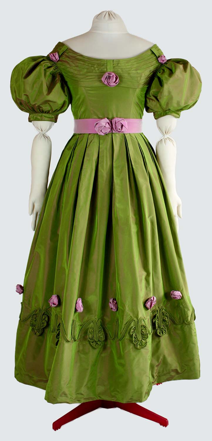 Biedermeier Abendkleid um 1830 Schnittmuster #0317 Grösse EU 34-56 (US 8-30) PDF Download 