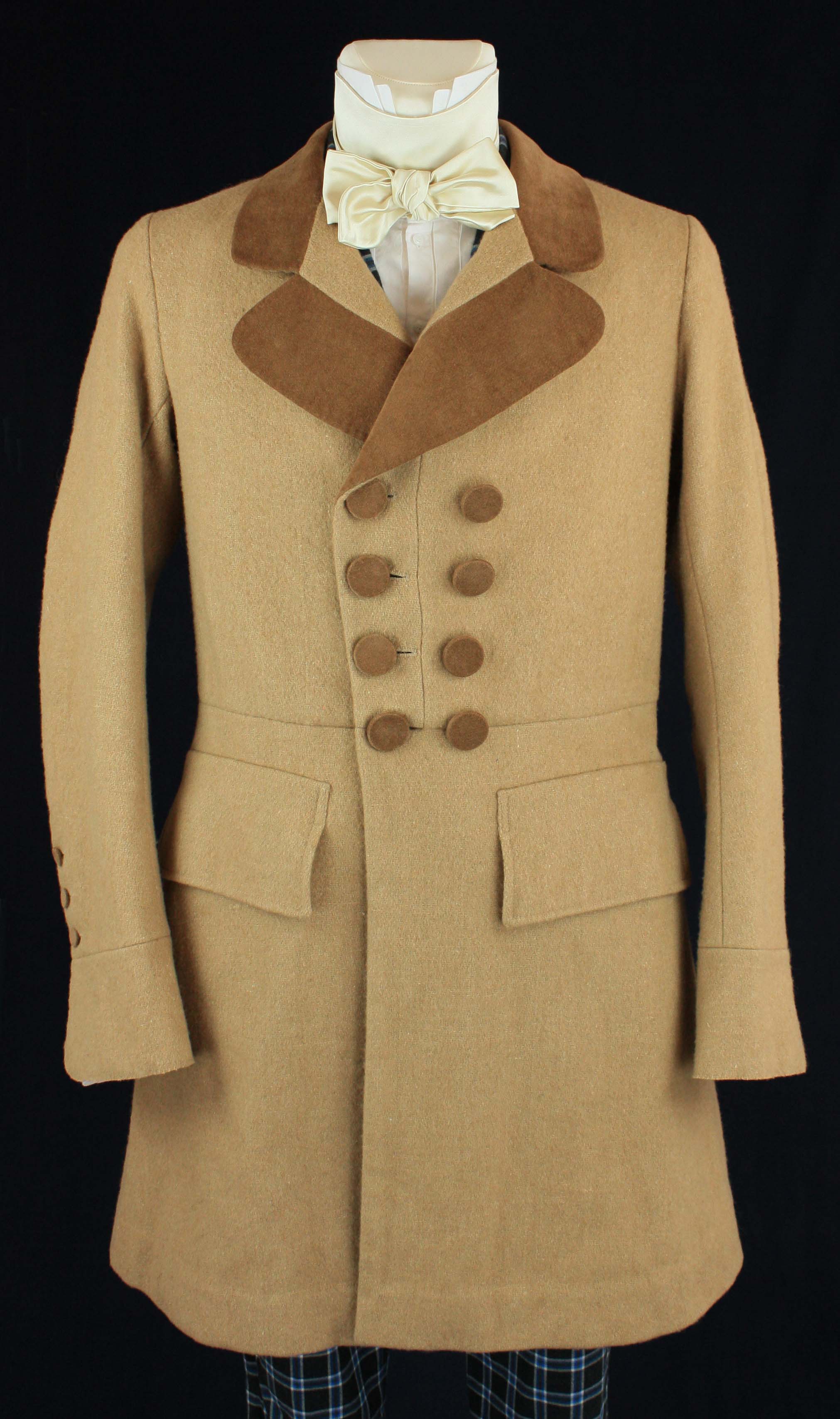 1830 Frock Coat Romantic period sewing pattern #0418 Size US 34-56 (EU 44-66) PDF Download 