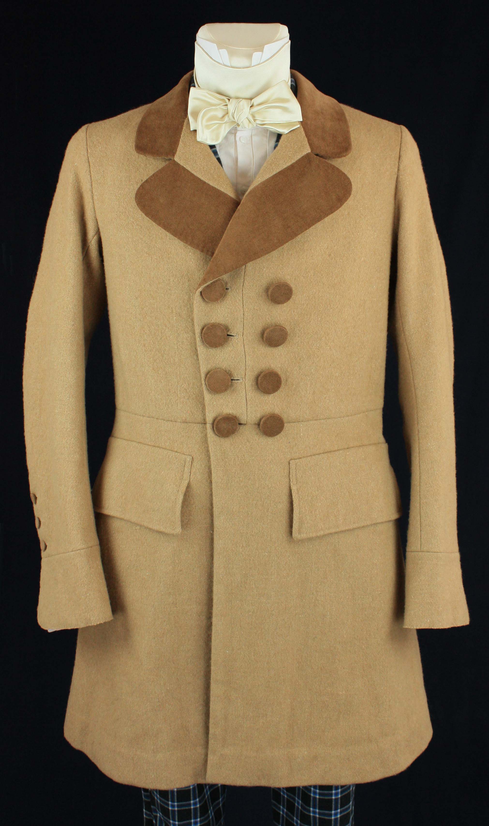 1830 Frock Coat Romantic period sewing pattern #0418 Size US 34-56 (EU 44-66) PDF Download