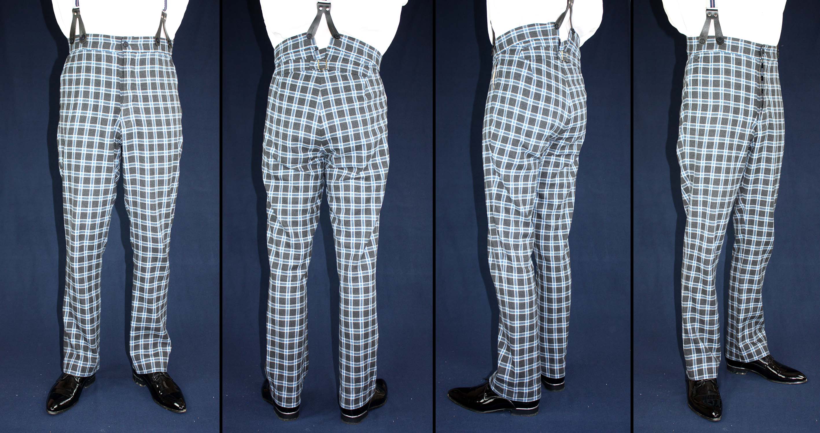 Trousers Biedermeier 1830 to 1860 with a wide and a tight fitting leg Sewing Pattern #0218 Size US 34-56 (EU 44-66) PDF Download